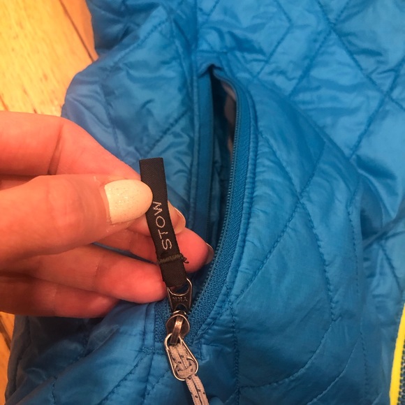 MOUNTAIN HARD WEAR Women’s Micro Thermostatic jacket. Size S? In blue and yellow - Picture 8 of 16